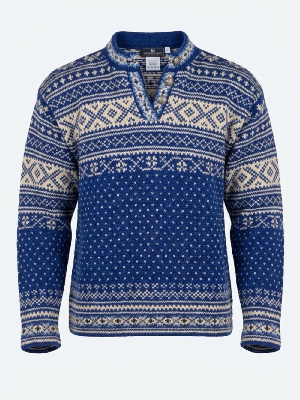 L.L. Bean Women's Nordic Fair Isle wool Sweater - size small